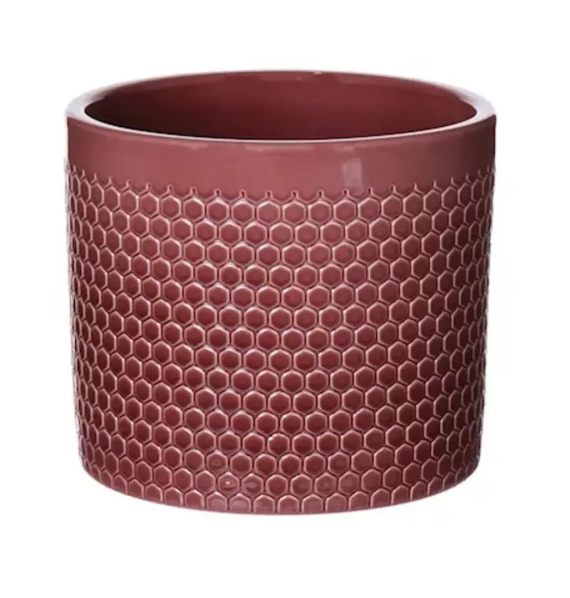 Bloempot Bordeaux rood