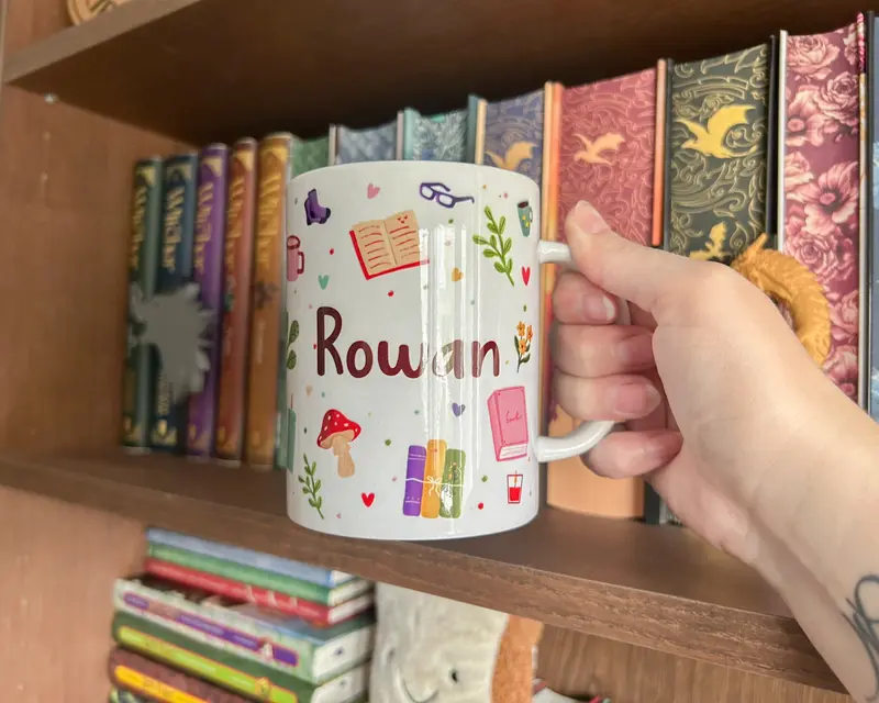 Bookish mug - personalizable