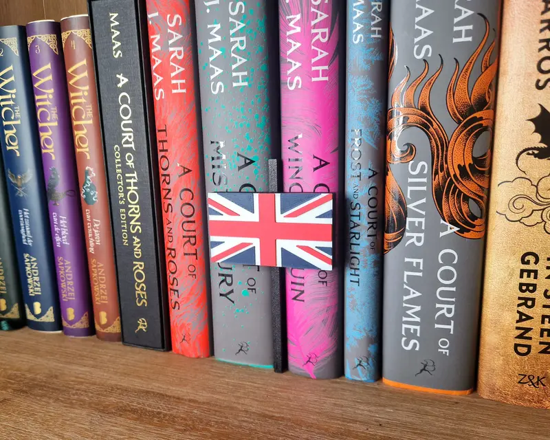 Bookshelf Peekout Sign - Flags