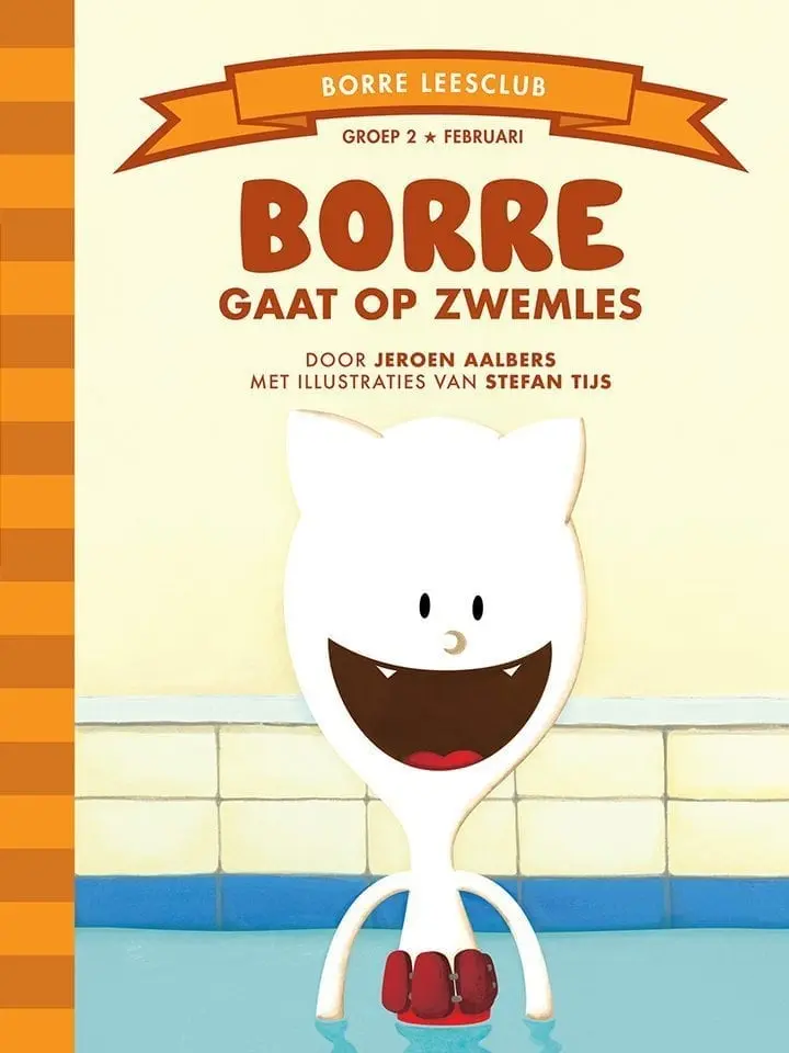 Borre gaat op zwemles (groep 2)