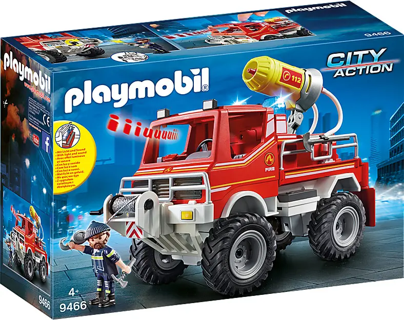 Brandweer Terreinwagen met Waterkanon – 9466 (Nieuw)