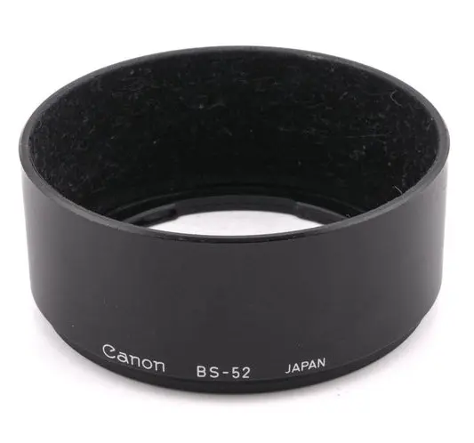BS-52 Zonnekap / Lens hood voor Canon FD 50mm f/1.4 & f/1.8