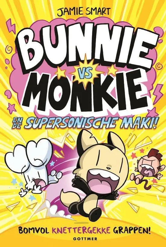 Bunnie vs Monkie 4 - en de supersonische maki!