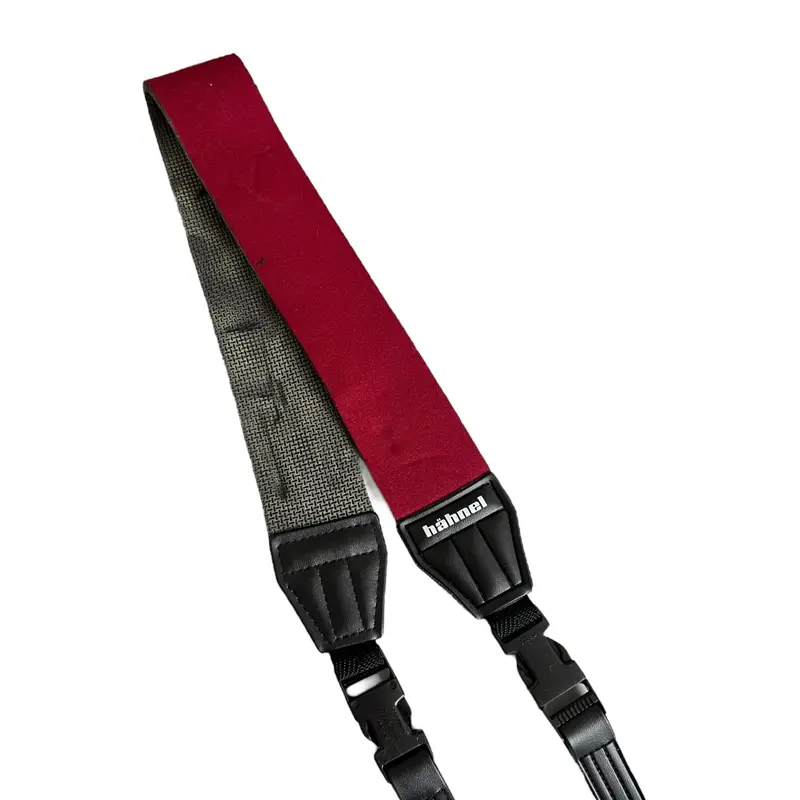 Camera Neck Strap - Vintage - Donker Rood (Nieuw)