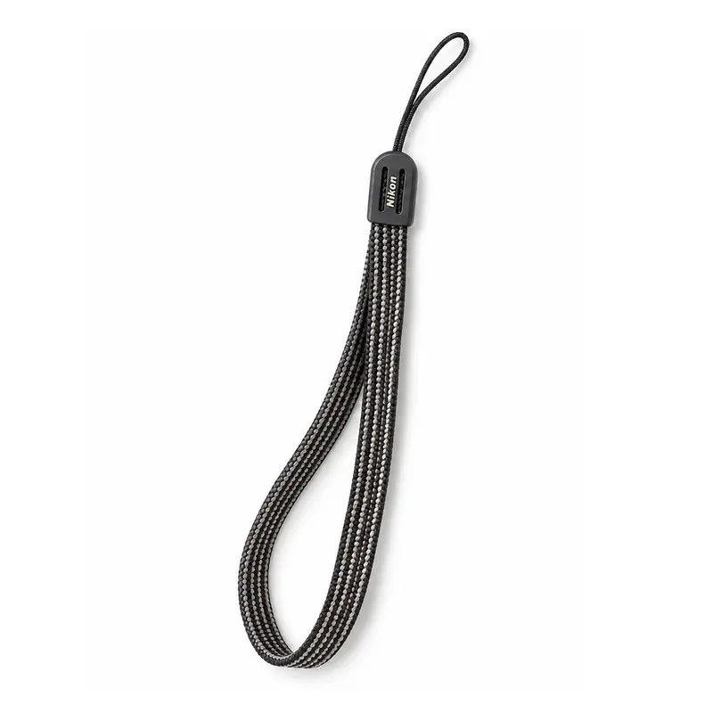 Camera Wrist Strap / Polsband - Gevlochten Koord - Zwart/Grijs