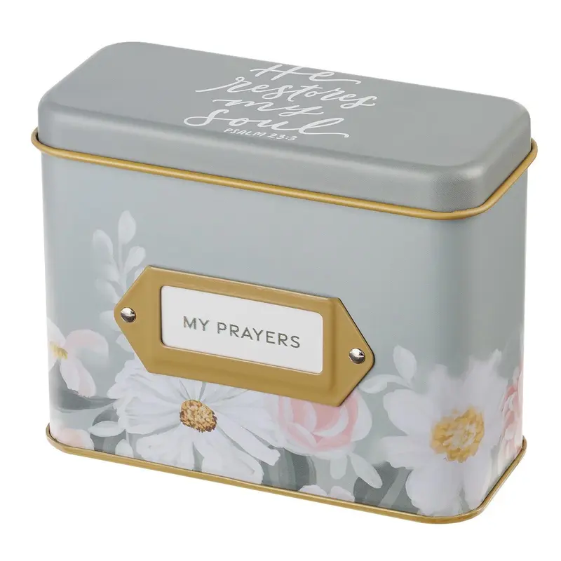 Cards in Tin My Prayer He Restores my Soul Ps. 23