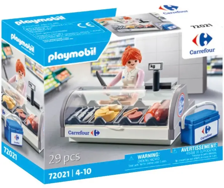 Carrefour Verse Producten Toonbank / Balie Speelset - 72021 (Nieuw)