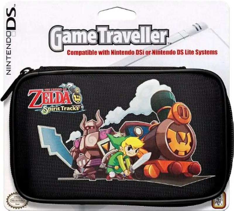 Carrying Case voor Nintendo DS Lite - Zwart/Zelda Spirit Track's (Nieuw)