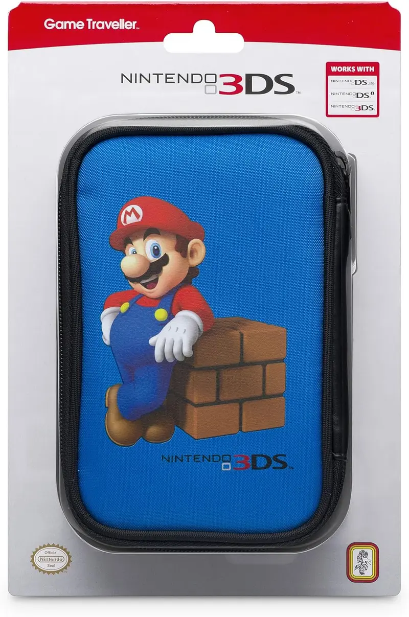 Case voor Nintendo 3DS, DSi en DS Lite - Super Mario/Blauw (Nieuw)