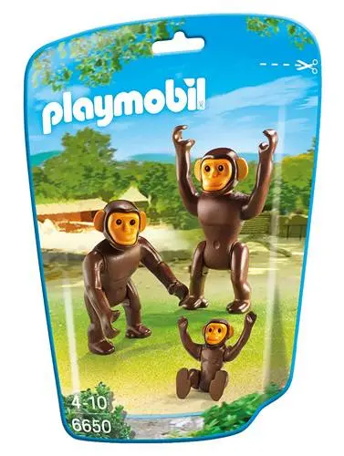 Chimpansees met Baby - 6650 (Nieuw)