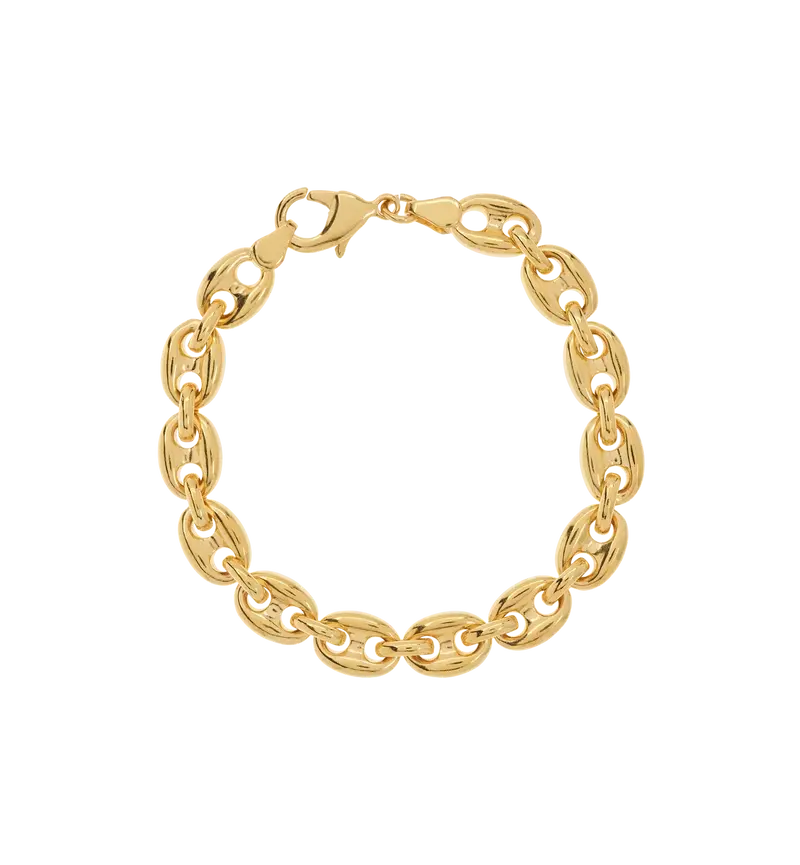 CHUNKY COFFEE BEAN BRACELET