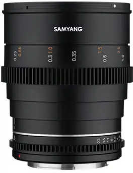 Cine Objectief / Video Objectief 24mm T1.5 VDSLR MK2 voor Canon RF (Nieuw)