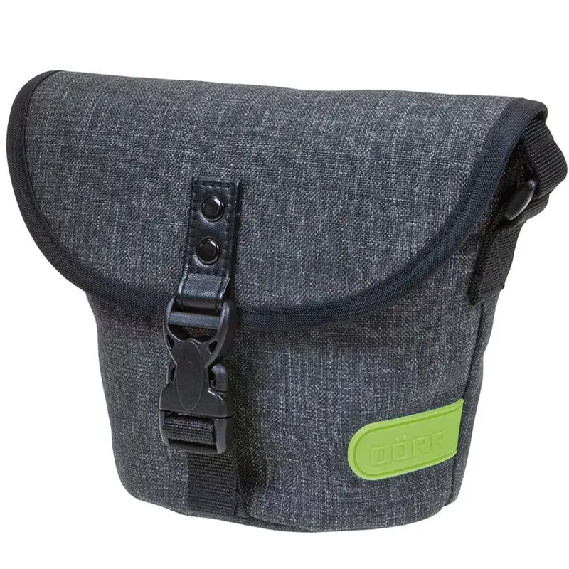 City Basic Small Schoudertas / Cameratas - Grijs / Lime (Nieuw)