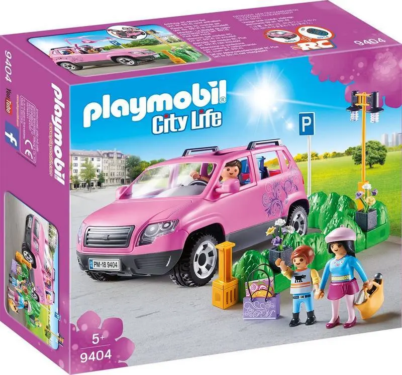 City Life Familiewagen met Parkeerplaats - 9404 (Nieuw)
