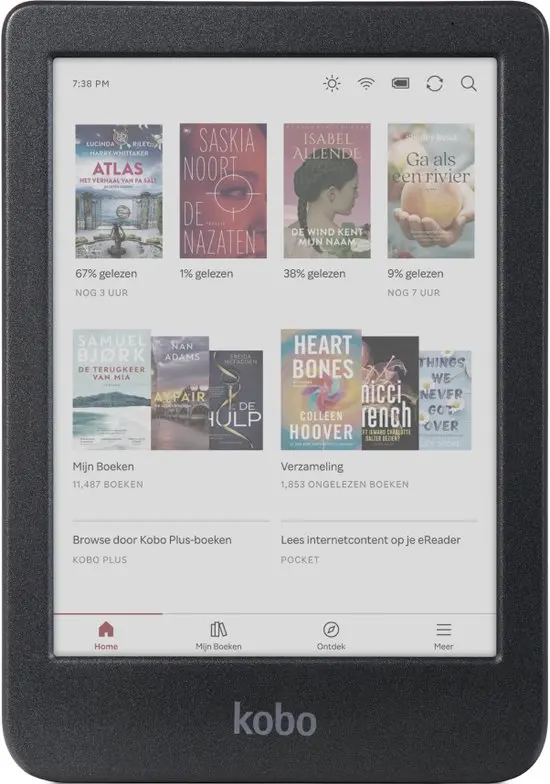 Clara Colour E-Reader Wi-Fi - 6" Inch - Zwart (In doos)