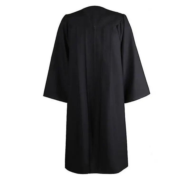 College University Graduation Gown One Size with Zipper