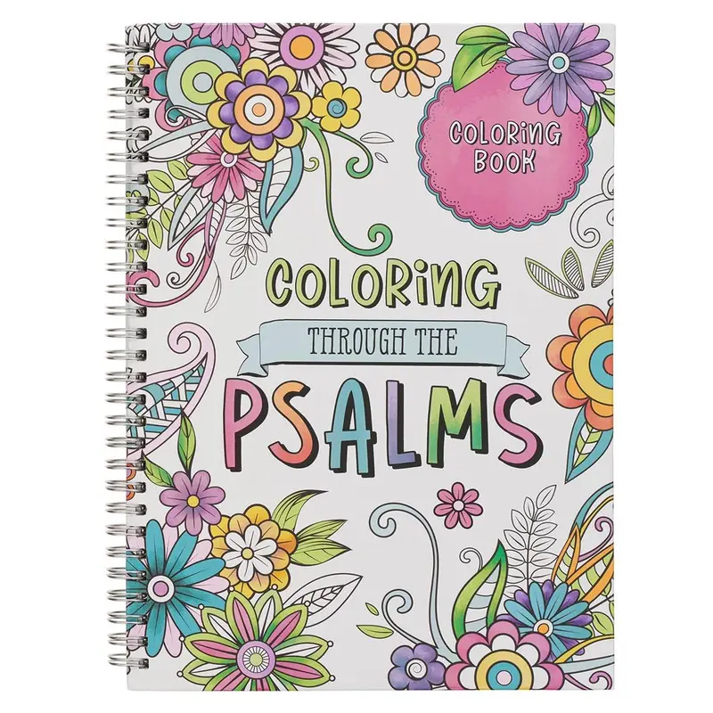 Coloring through the Psalms Coloring Book Spiral