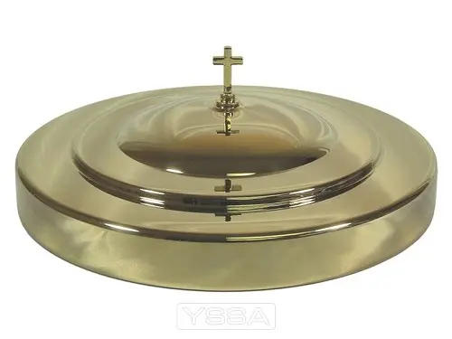 Communion tray cover gold