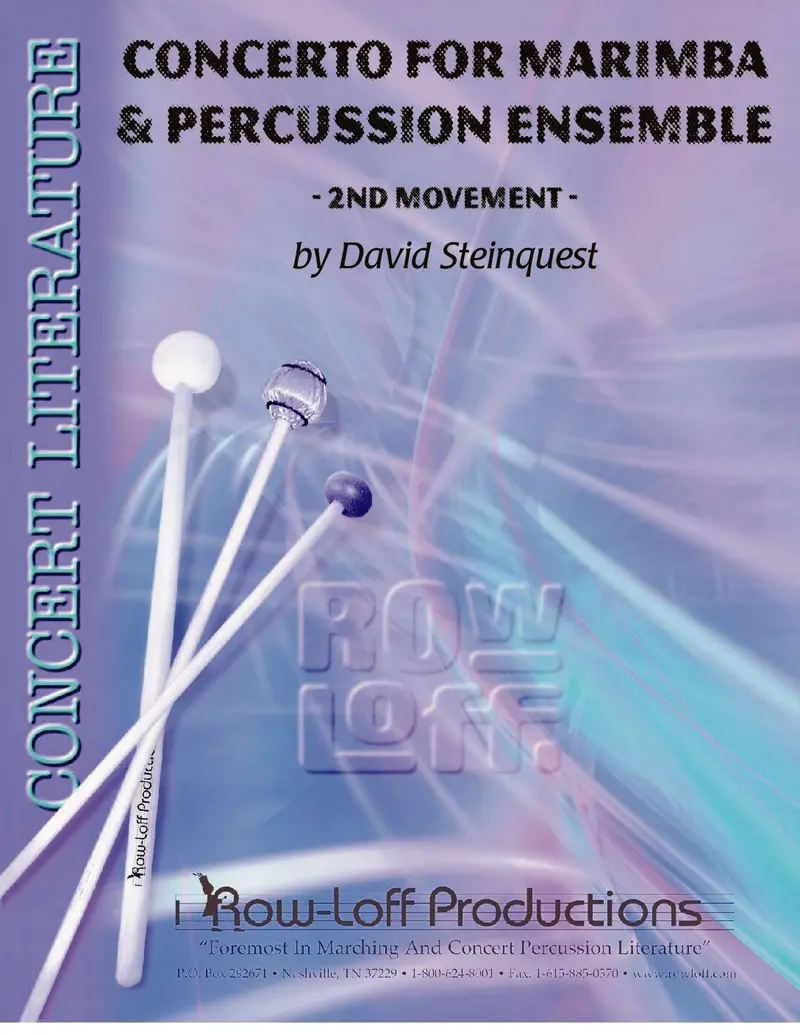 Concerto for Marimba and Percussion Ensemble (2nd Movement)