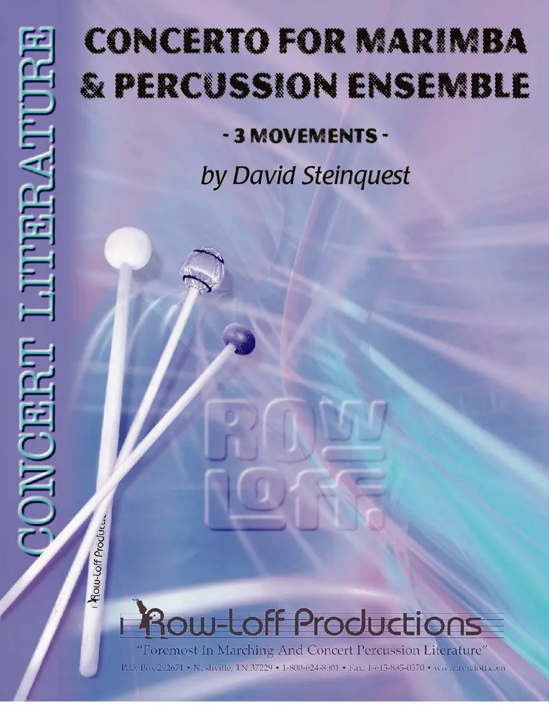Concerto for Marimba and Percussion Ensemble (All movements)