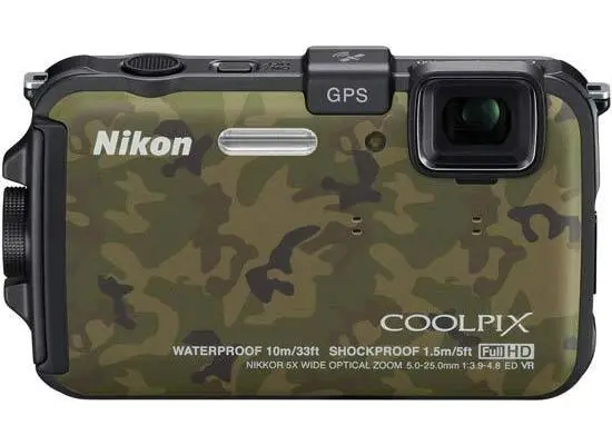 Coolpix AW100 Waterdichte Digitale Compact Camera - Camo (In doos)