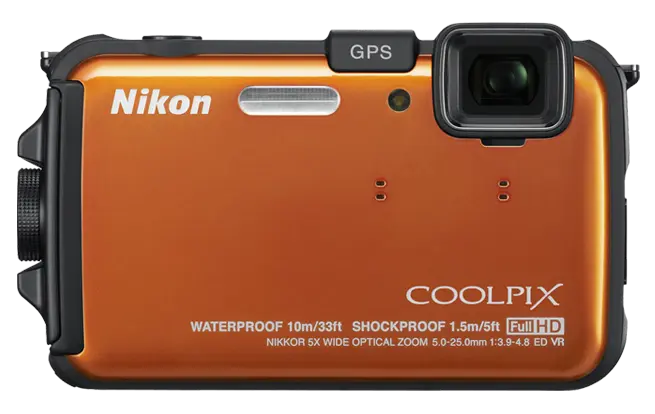 Coolpix AW100 Waterdichte Digitale Compact Camera - Oranje
