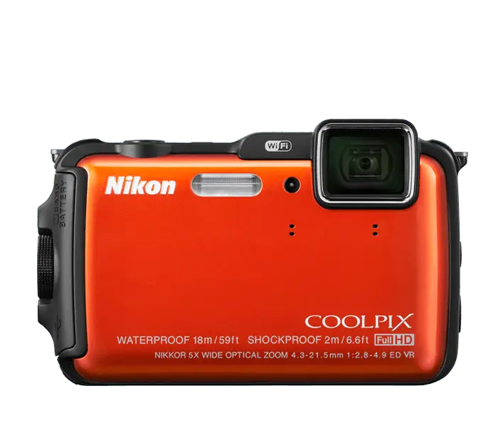 Coolpix AW120 Waterdichte Digitale Compact Camera - Rood