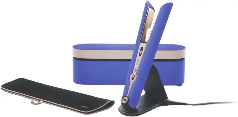 Corrale Stijltang - Blue/Blush (Incl. Case & Standaard)