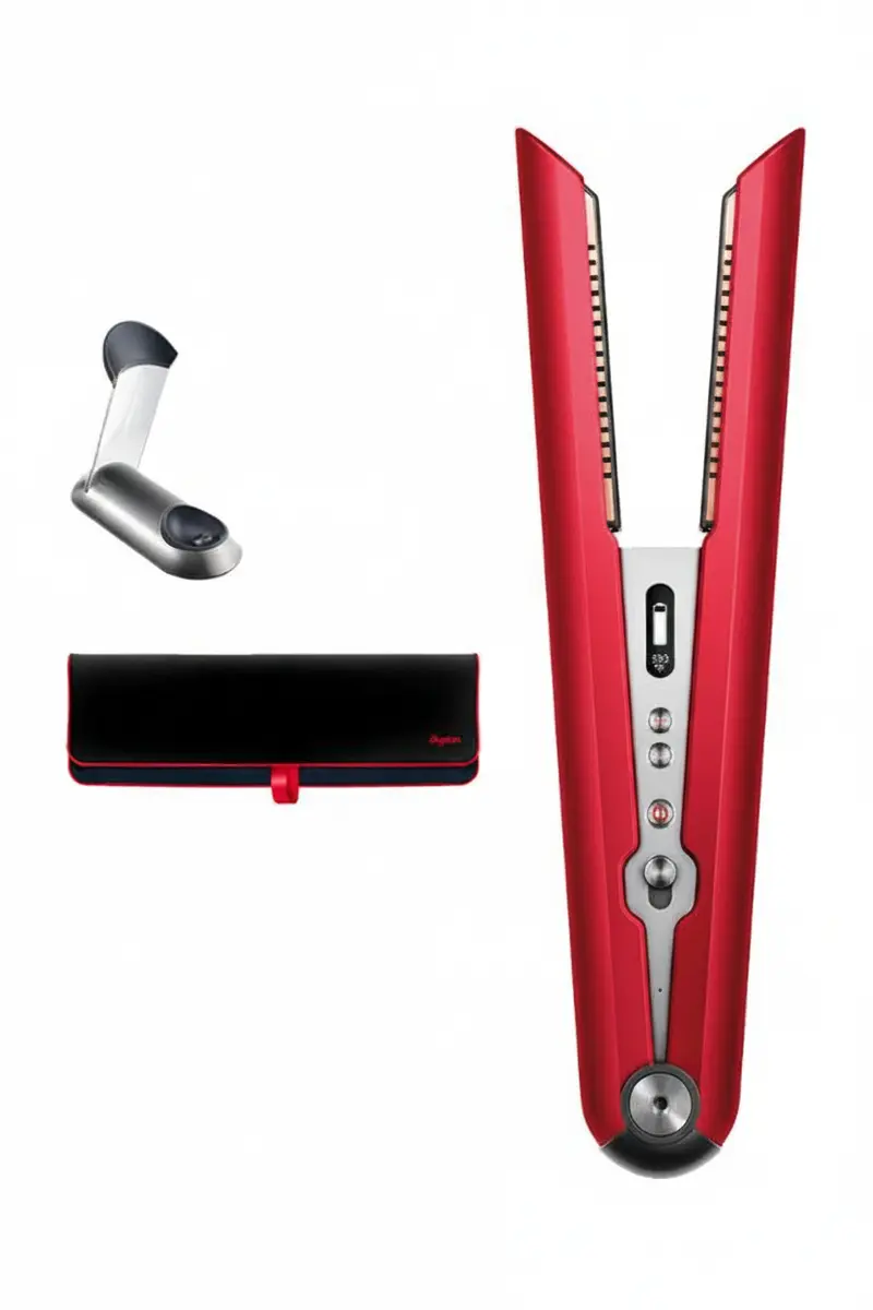 Corrale Stijltang - Rood (Incl. Case & Standaard)