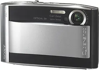 Cyber-shot DSC-T5 Digitale Compact Camera - Zwart/Zilver