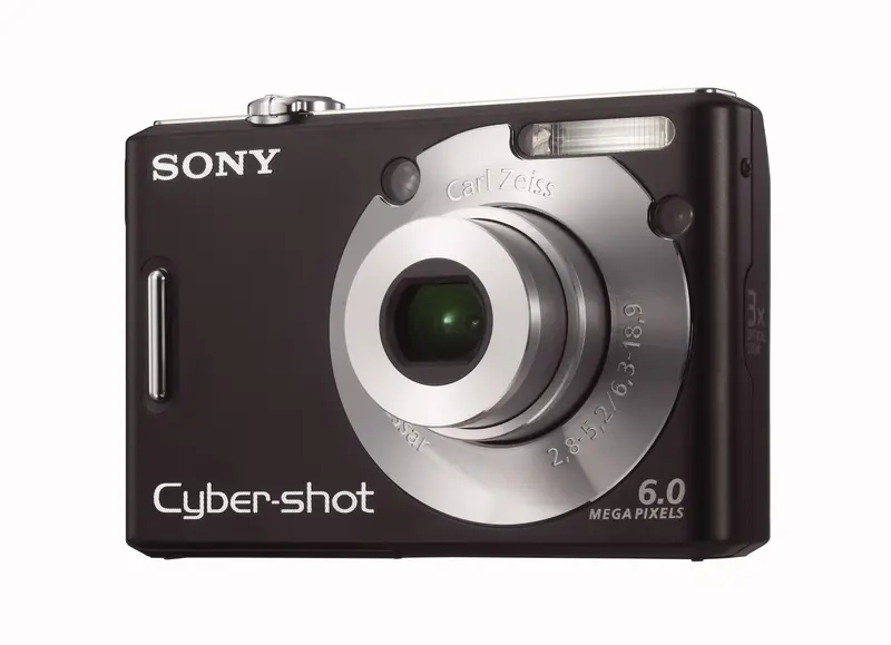 Cyber-Shot DSC-W40 Digitale Compact Camera - Zwart
