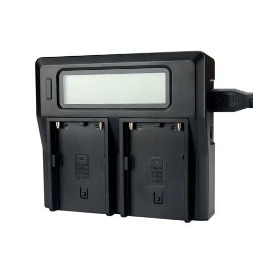 DC-LCD Duo-lader voor Sony BP-U30/U60 (Nieuw)