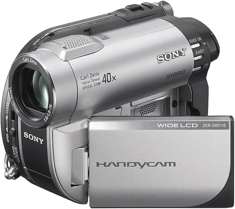 DCR-DVD110E Digitale DVD Videocamera - Zilver (In doos)