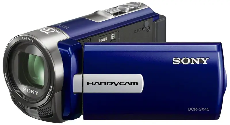 DCR-SX45E Digitale Videocamera - Blauw (In doos)