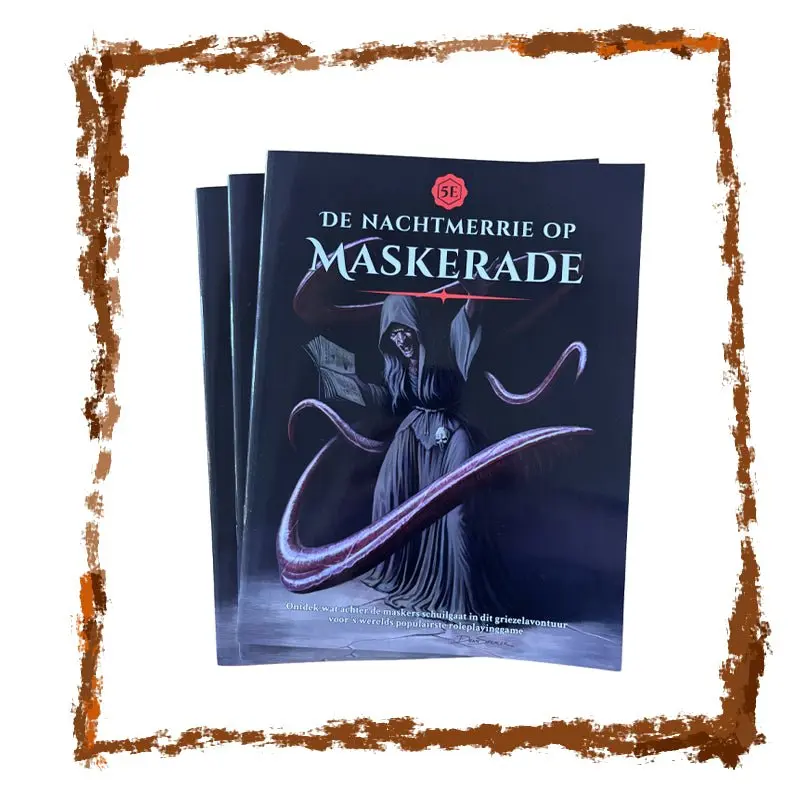 De Nachtmerrie op Maskerade – Deluxe 5E Adventure with Map Pack (In Dutch)