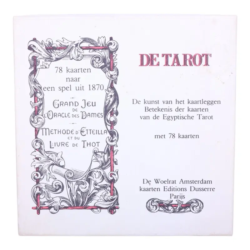 De Tarot - Grand Jeu de l'Oracle des Dames - 78 Egyptische Tarotkaarten