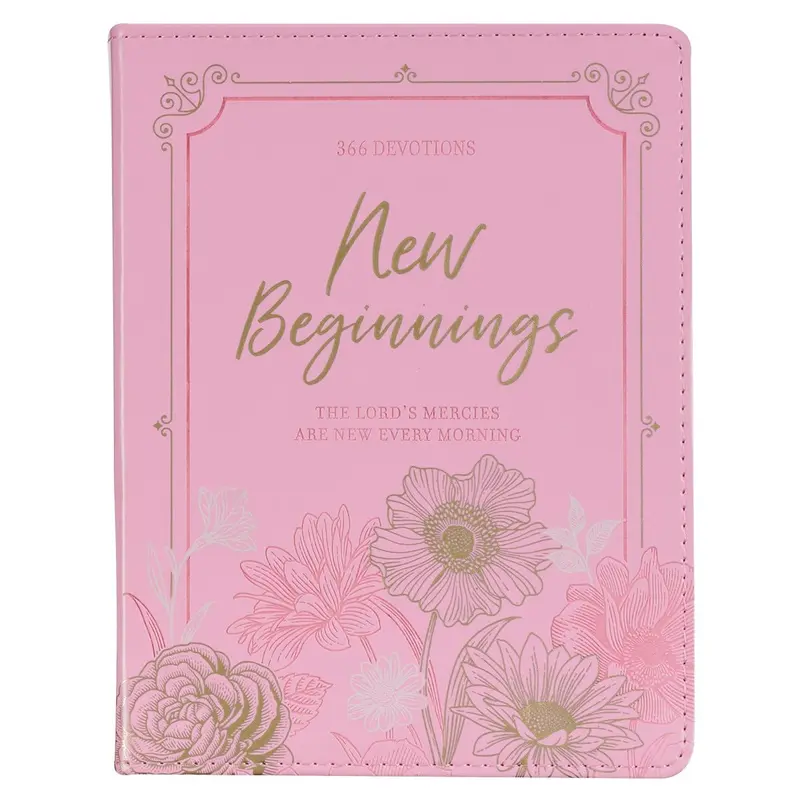 Devotional New Beginnings Pink Flexcover