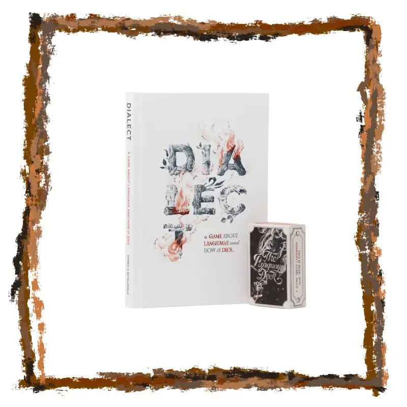 Dialect RPG - A game about language and how it dies (Book & cards)