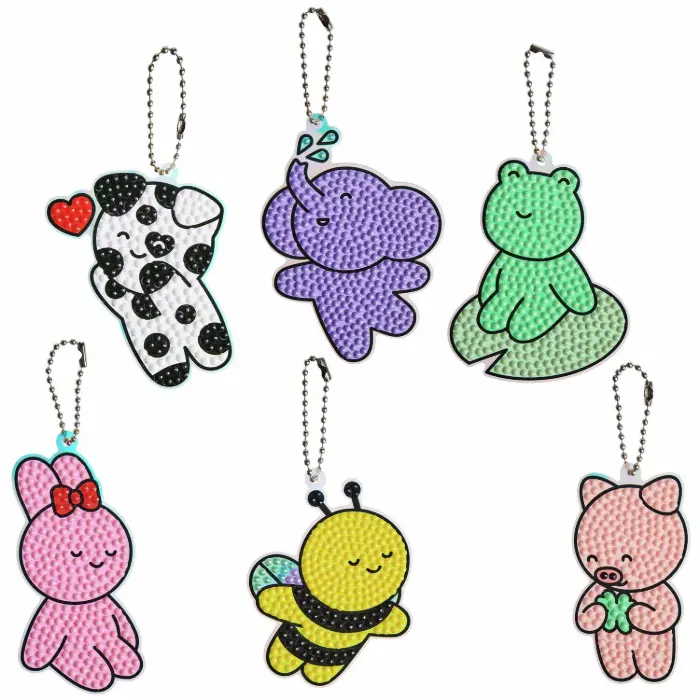 Diamond Painting Kids Hangers-Animals- Rico Design