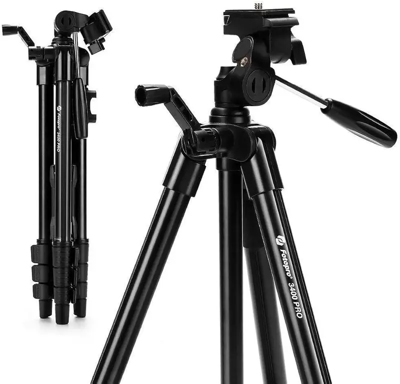 DIGI-3400 PRO Aluminium Tripod (Max Hoogte 121 cm)