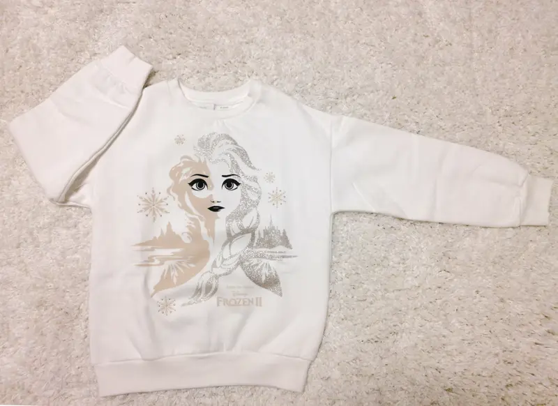 Disney Frozen II Elsa Kids Sweater in Lily White Limited Edition