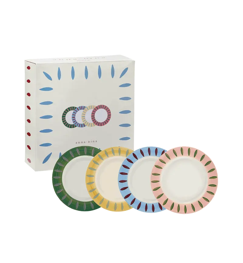 DREAMY BREAKFAST PLATE SET OF 4