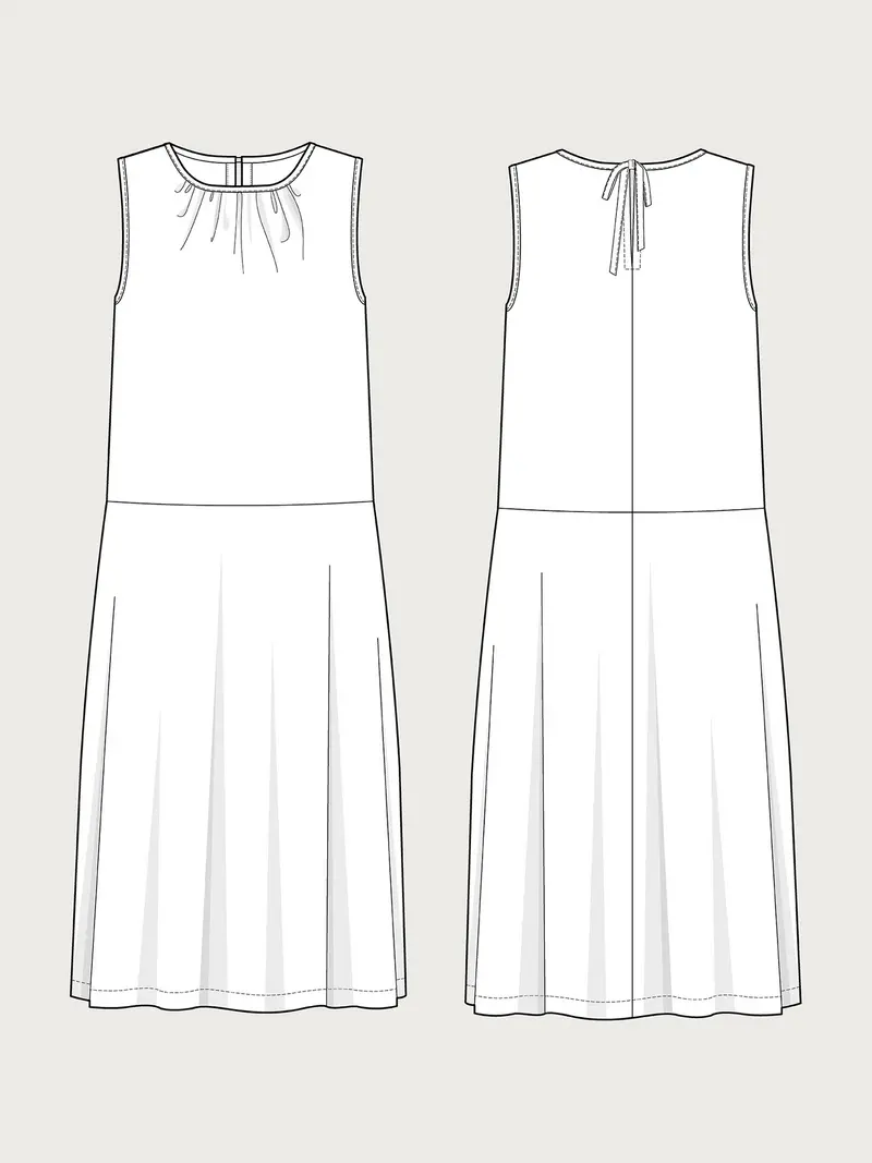 Drop Waist Dress – The Assembly Line