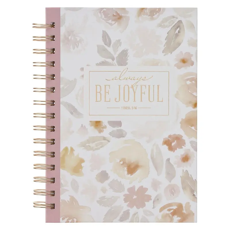 Dusty Mauve Floral Be Joyful 1 Thess. 5