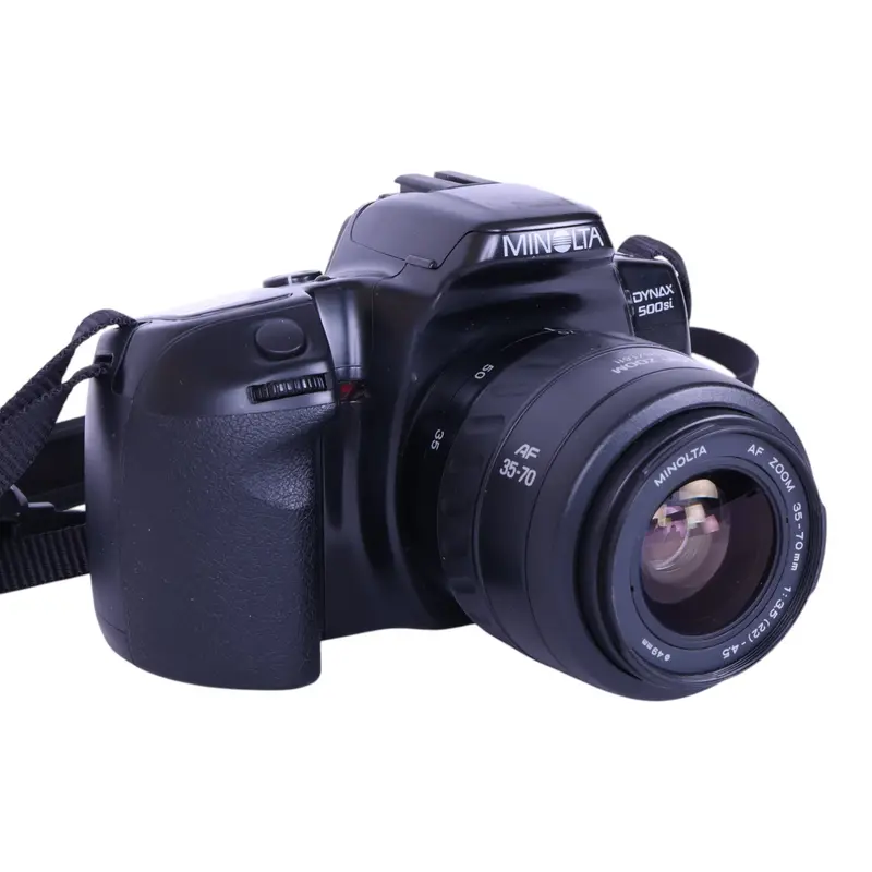 Dynax 500si SLR Filmcamera + AF Zoom 35-70mm f/3.5-4.5 Lens