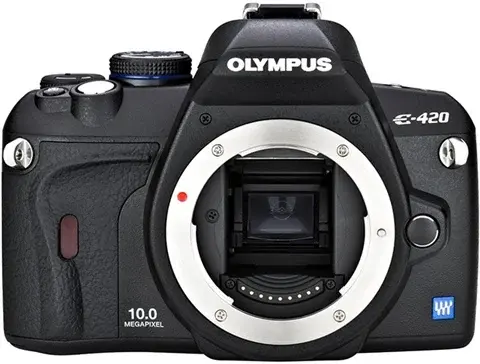 E-420 Spiegelreflexcamera Body - Zwart