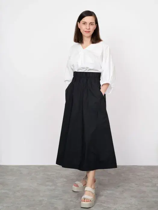 Elastic Waist Maxi Skirt– The Assembly Line