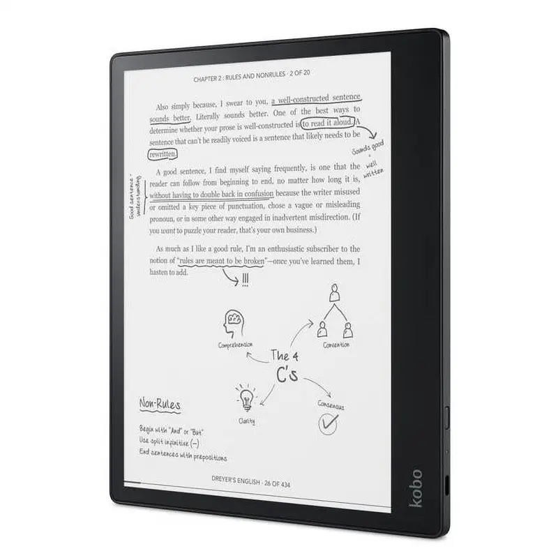 Elipsa - eReader - 10.3 inch - 32GB - Zwart (Incl. Stylus) (In doos)