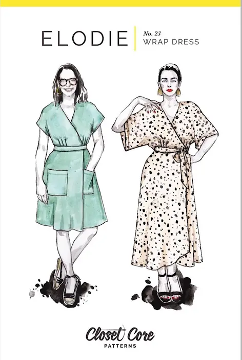 Elodie Wrap Dress - Closet Core Patterns