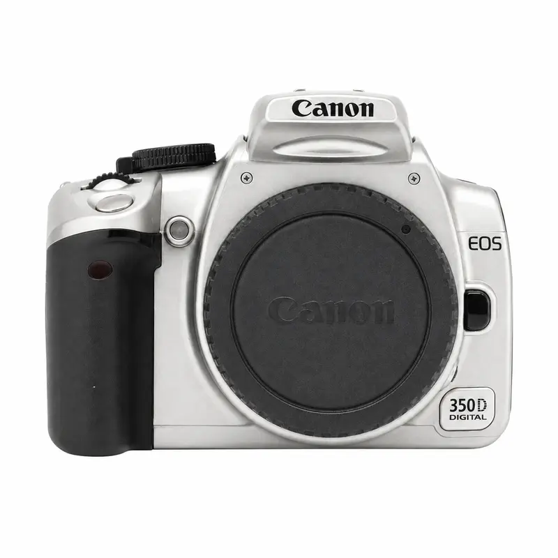 EOS 350D Spiegelreflexcamera Body zilver